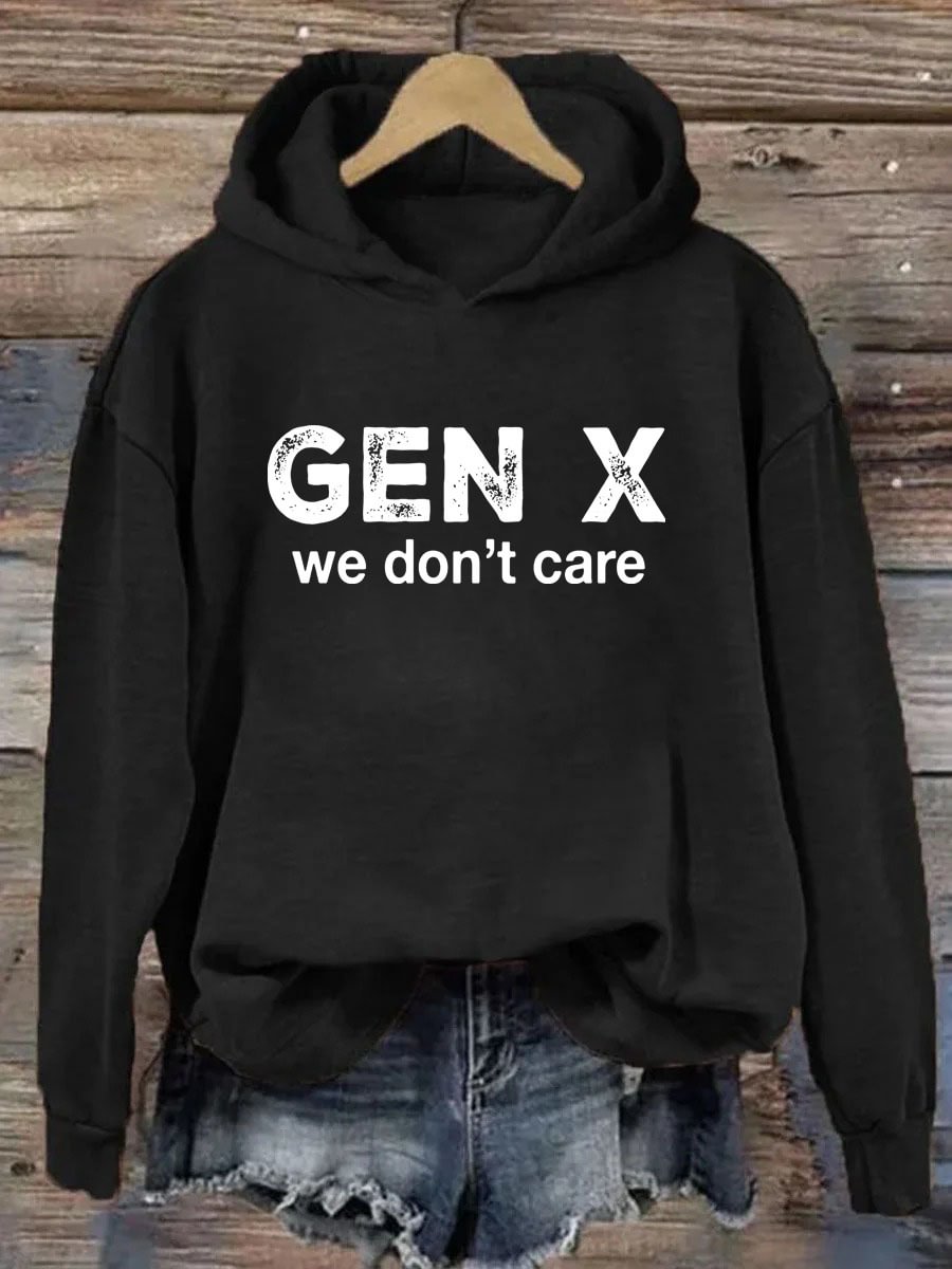 Gen X – Kapuzenpullover „We Don’t Care“