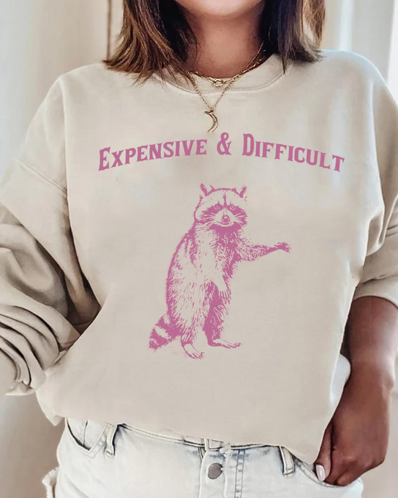 Women's Animals Style Print Sweatshirt