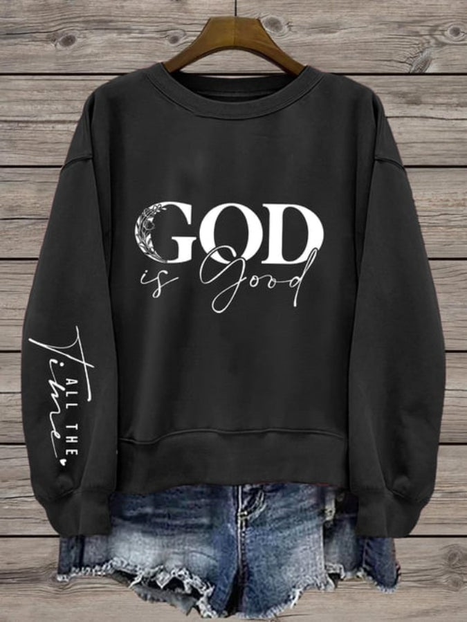 Women's Casual Faith Long Sleeve Sweatshirt