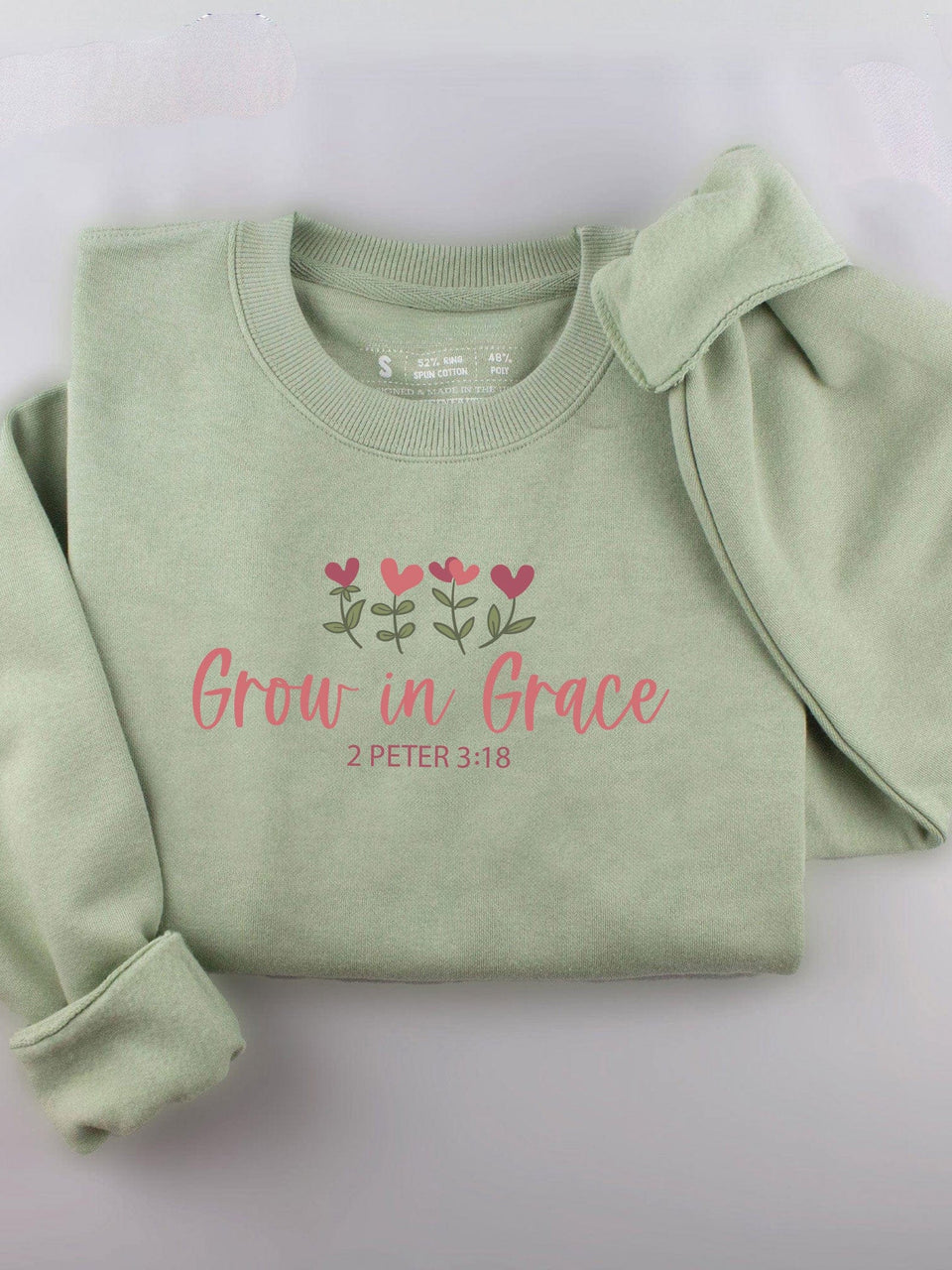 Women's Embroidered Grow in Grace Sweatshirt