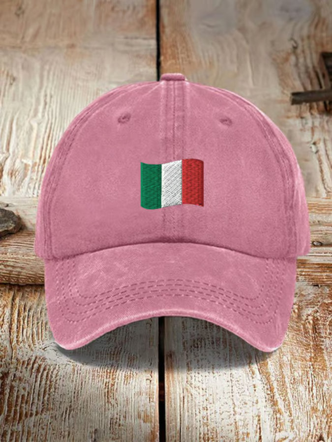 ”Italy” Printed Boho Casual Hat