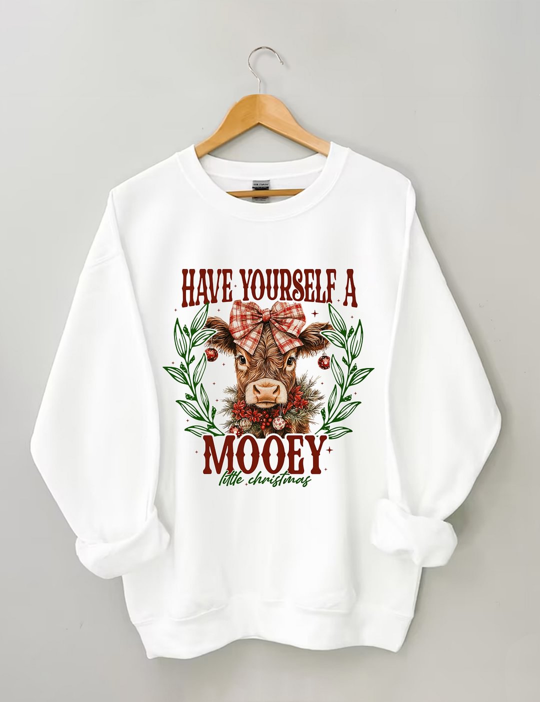 Highland Cow Christmas Sweatshirt