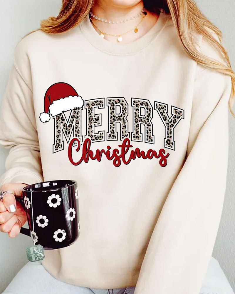 Women's Christmas Style Print Sweatshirt