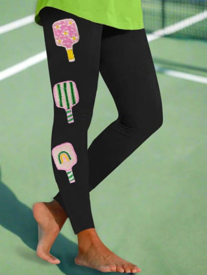 Women's Colorful Pickleball Leggings