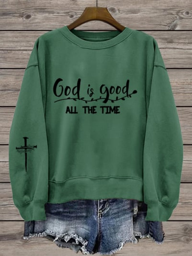 Women's Faith Round Neck Sweatshirt