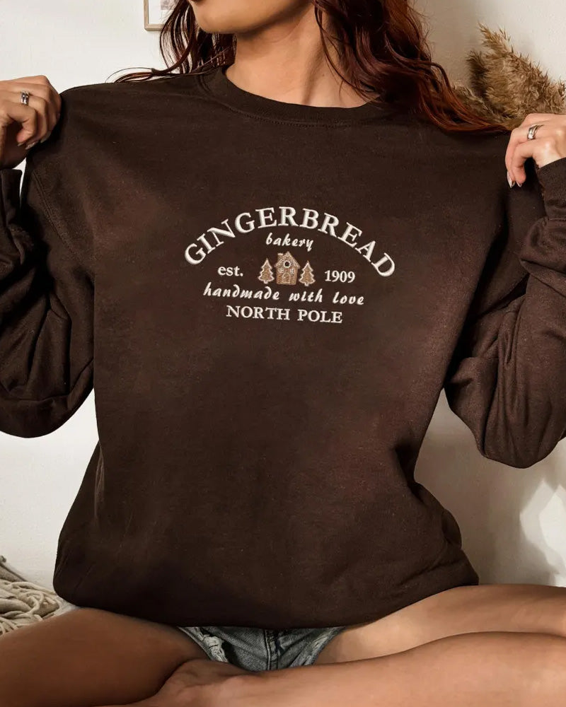 Women's Christmas Style Print Sweatshirt