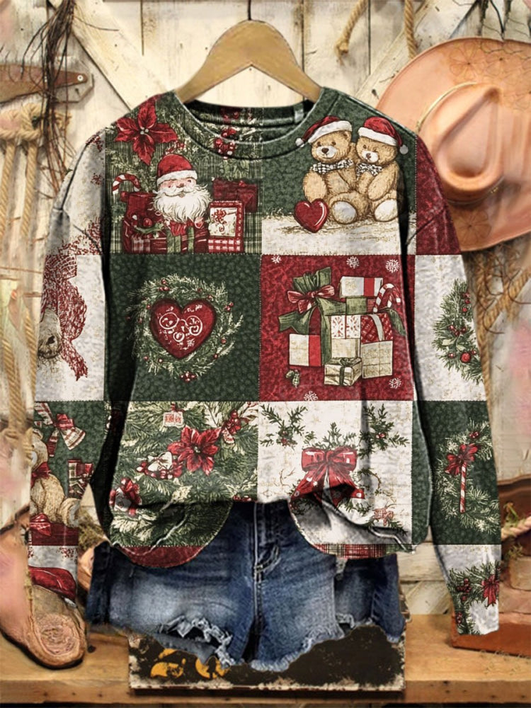 Vintage Christmas Casual Sweatshirt