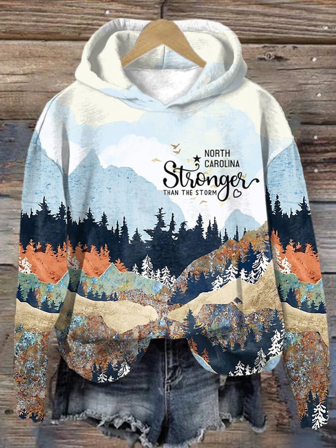 Women's Appalachian Strong Print Casual Sweatshirt