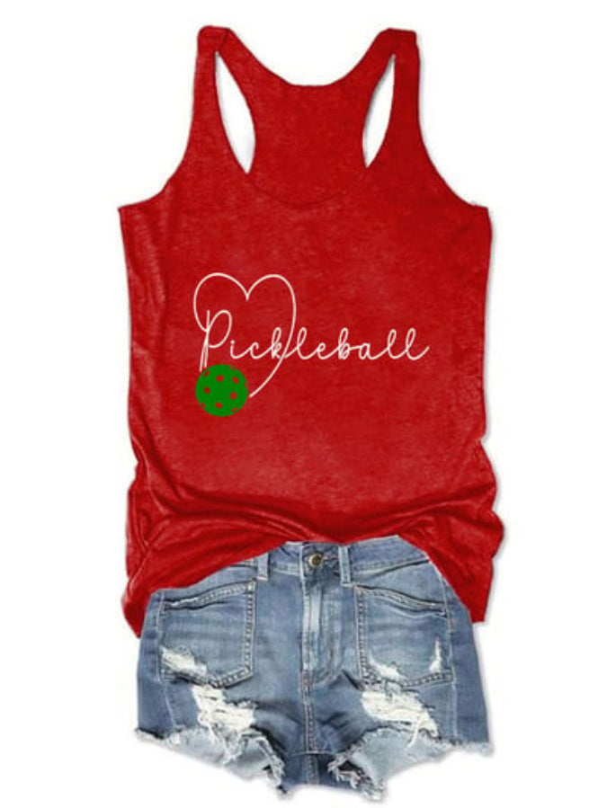 Women's Pickleball Lover Printed Vest