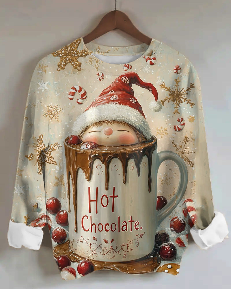 Women's Vintage Christmas Style Sweatshirt