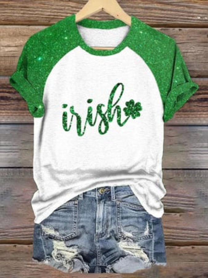 Women's St. Patrick's Day Printed T-Shirt