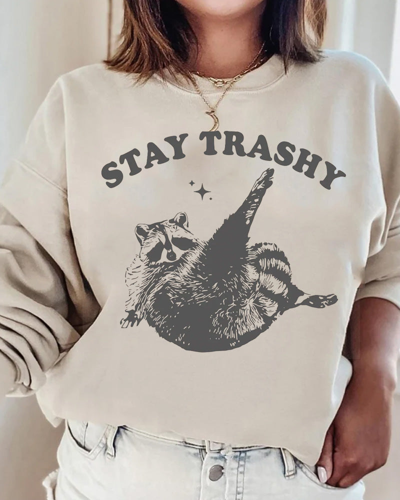 Women's Animals Style Print Sweatshirt