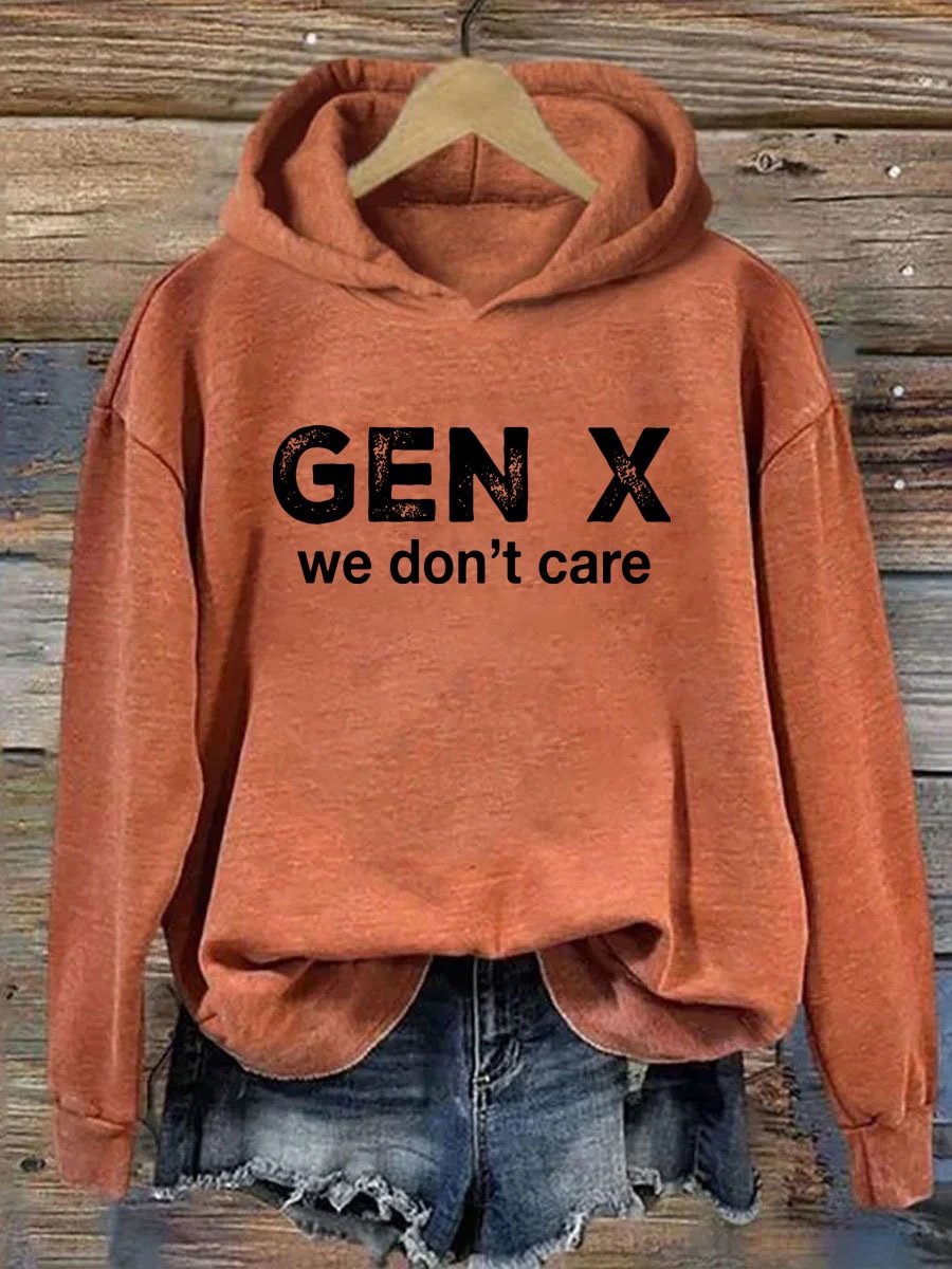 Gen X – Kapuzenpullover „We Don’t Care“